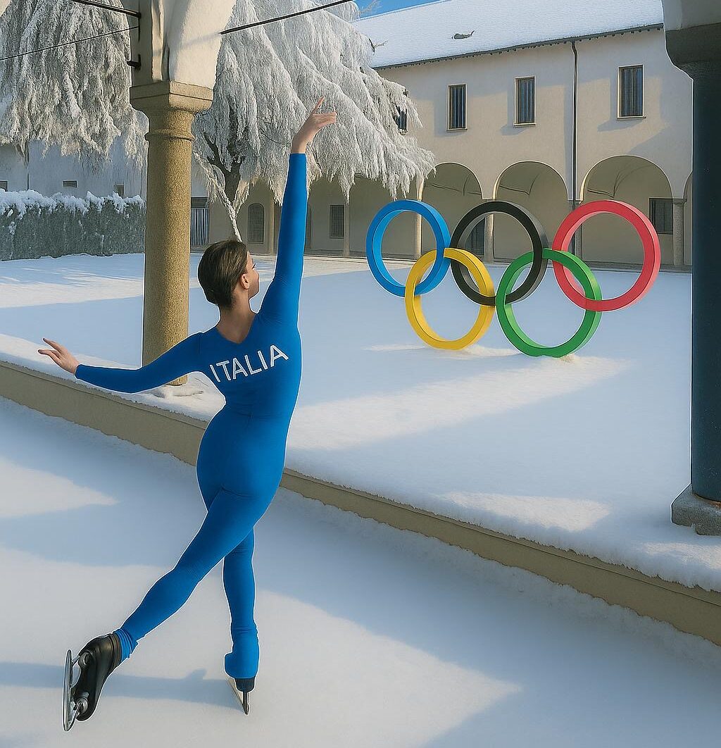 Chiostro durante le Olimpiadi